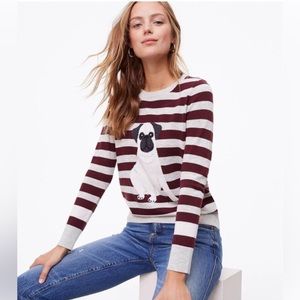🛍️ LAST CHANCE: LOFT Outlet Pug Sweater